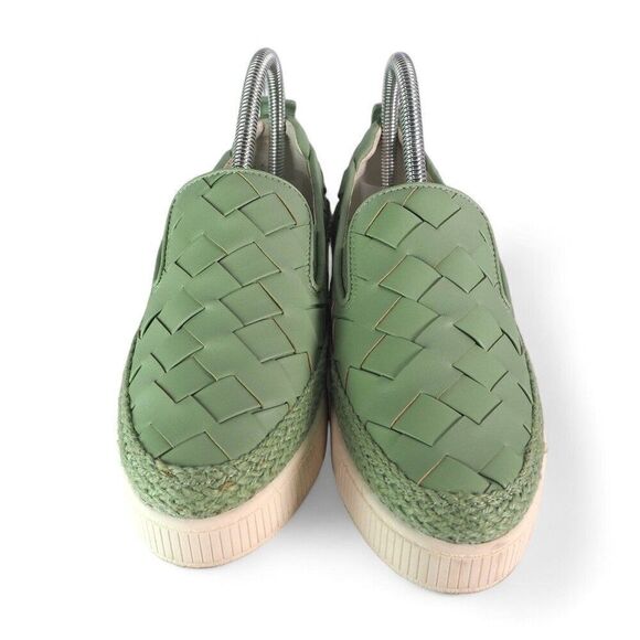 Franco Sarto Homer 3 Platform Woven Slip-on Sneakers "Spearmint" Women's 6M - Picture 3 of 11